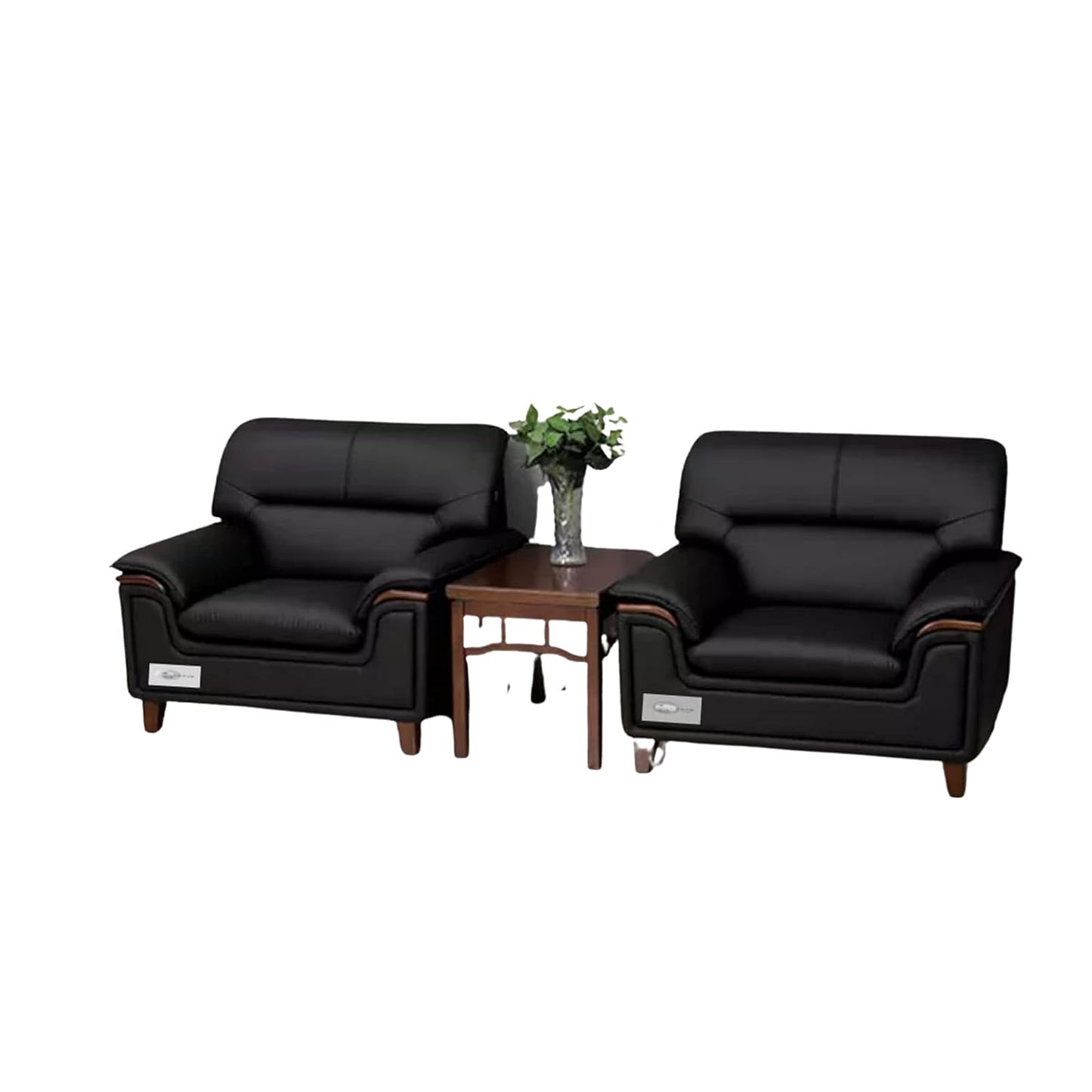 LUKRAIN Furniture Modern Living Room Signal Sofa Furniture for Home & Office (Black)